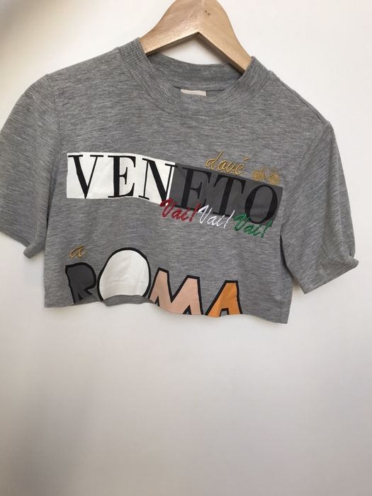 Crop top t-shirt H&M 32 XXS