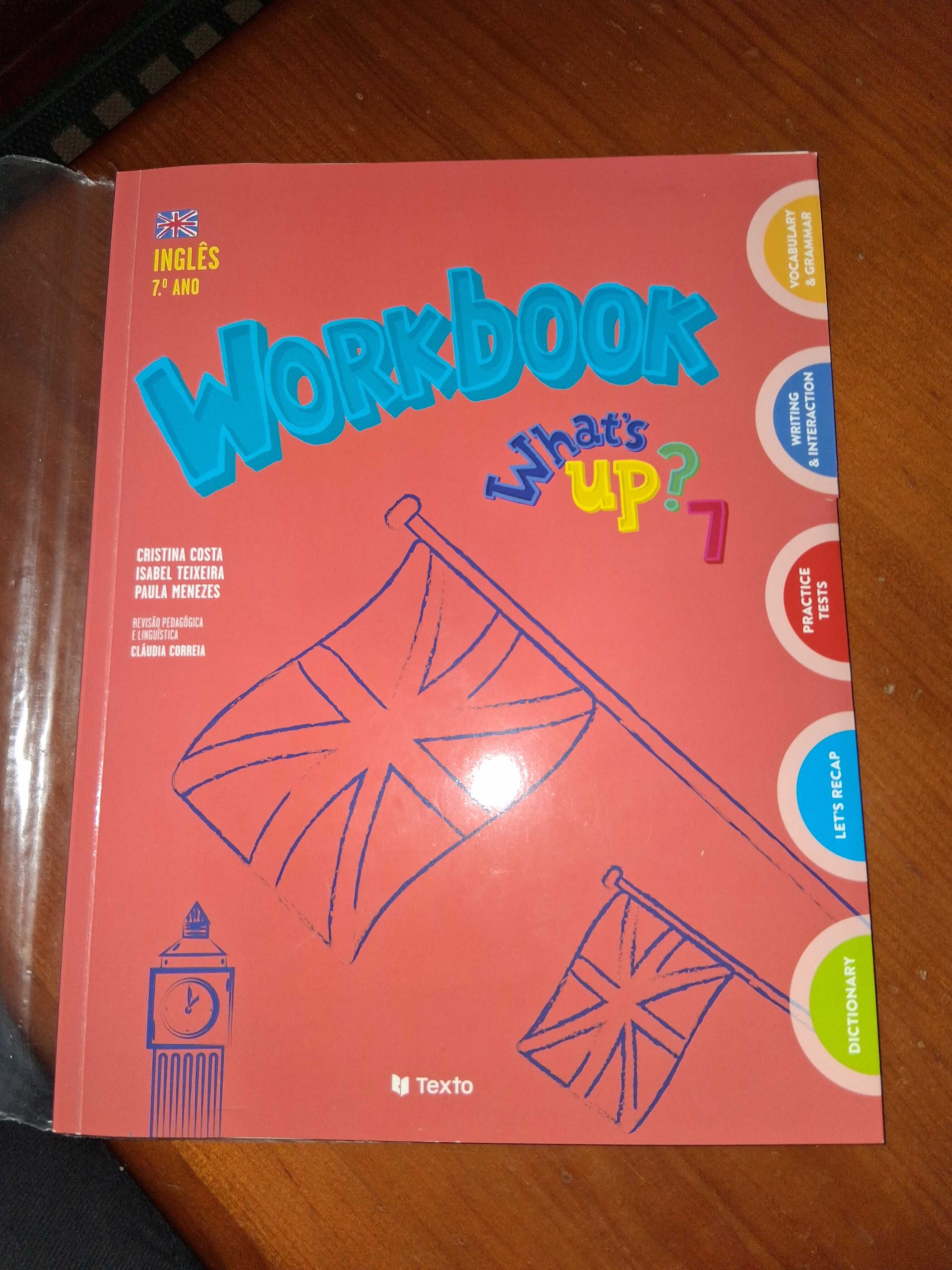 Caderno exercicios Ingles 7° Ano What's Up Workbook
