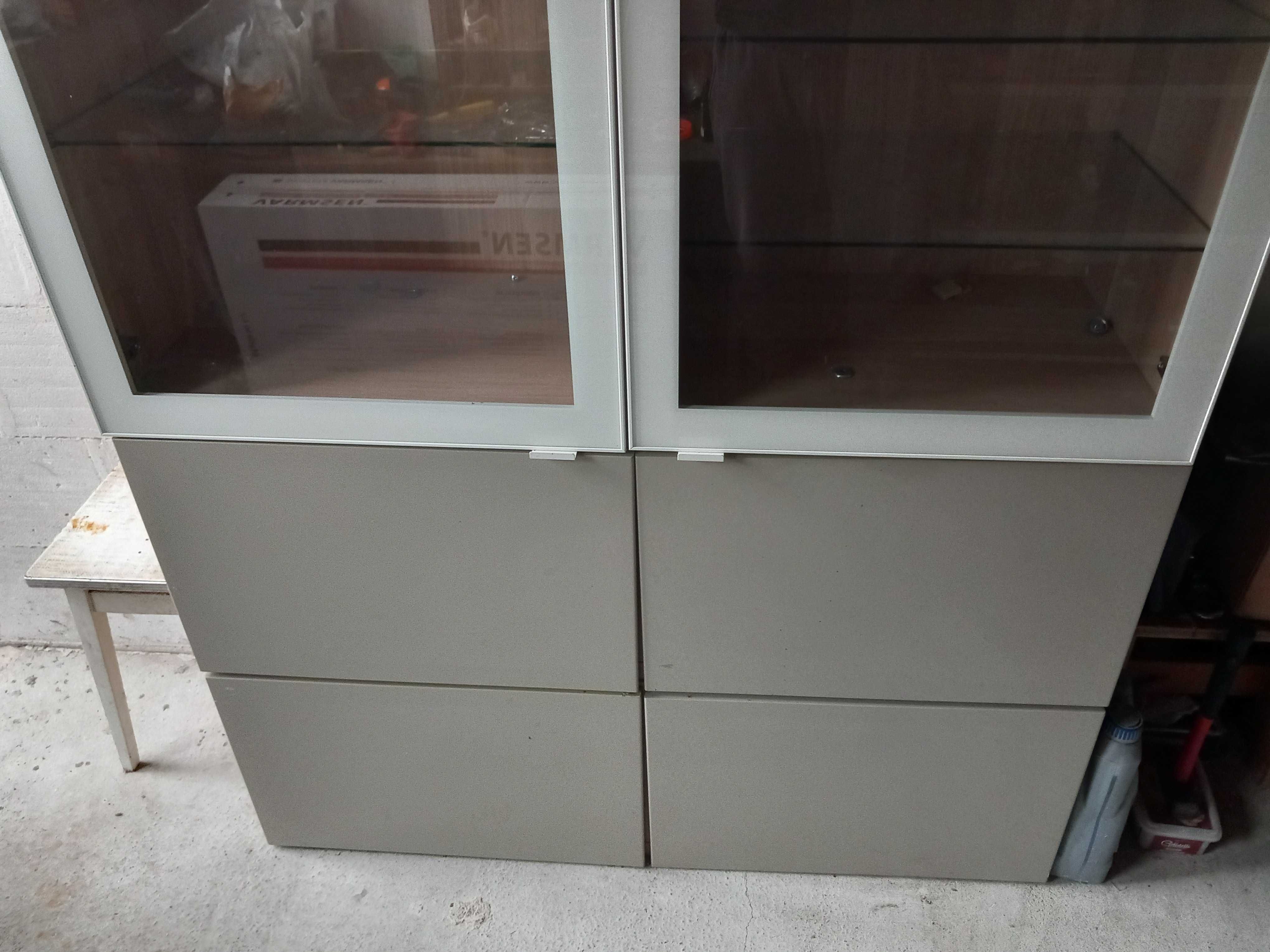 Meble modułowe BESTA IKEA (szafka, szafki, witryna, mebel)