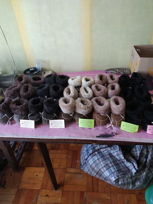 Пинетки из натуральной овчины