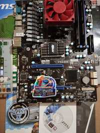Комплект АМ3+ MSI 970A-G46,AMD FX4100,ОЗУ 8г