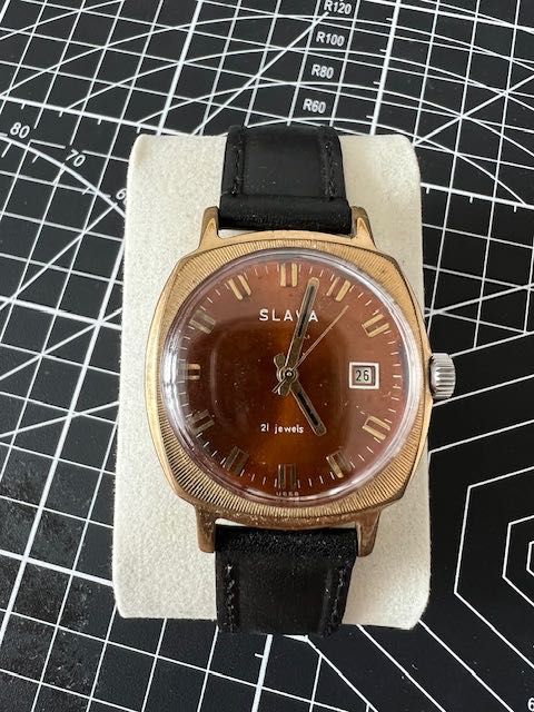 Zegarek męski SLAVA – vintage, ZSRR