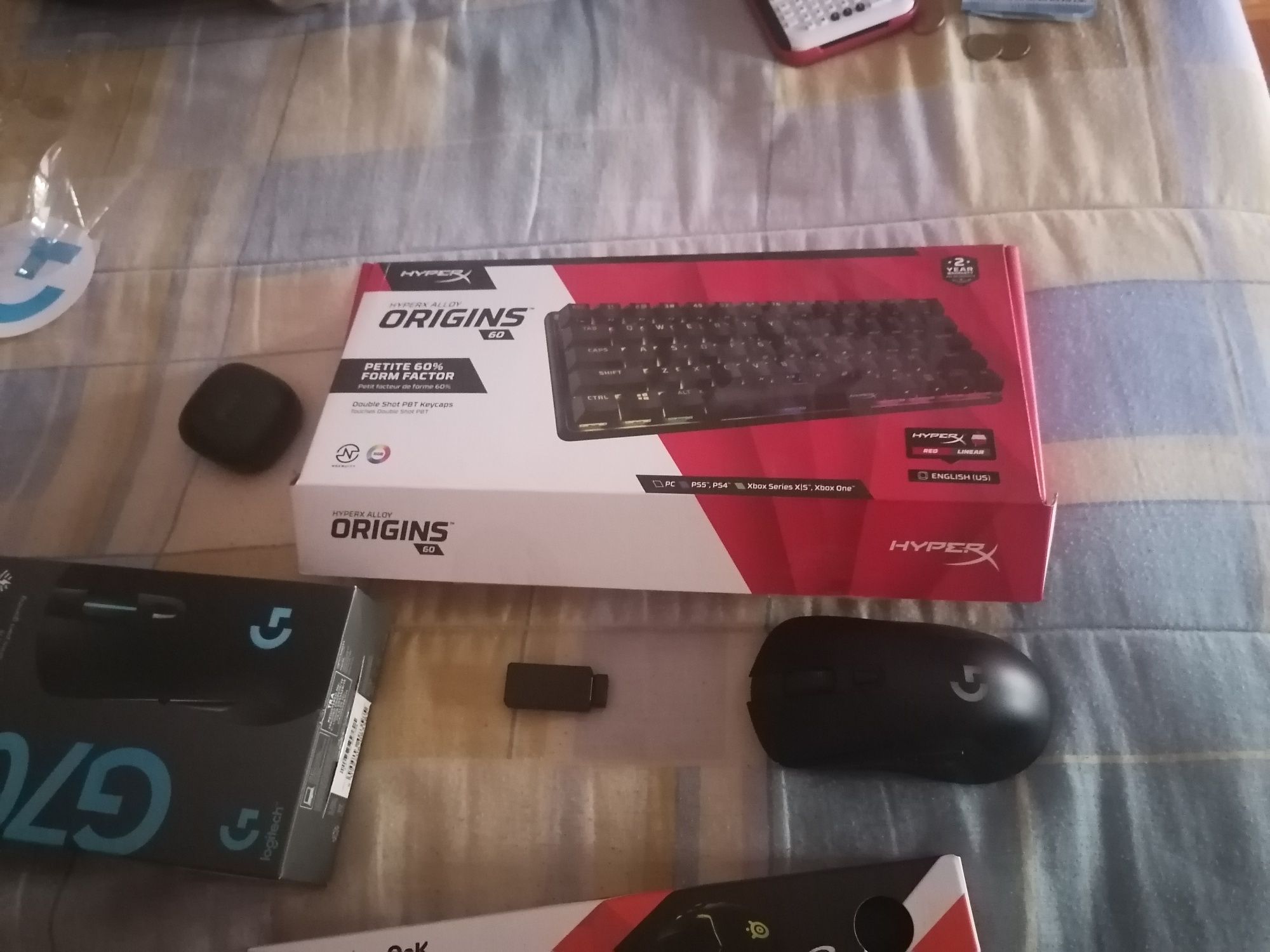 Venda setup Mouse, Teclado, mousepad