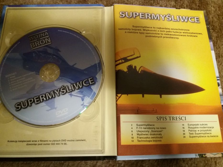 Supermyśliwce film dvd Wojna i Broń