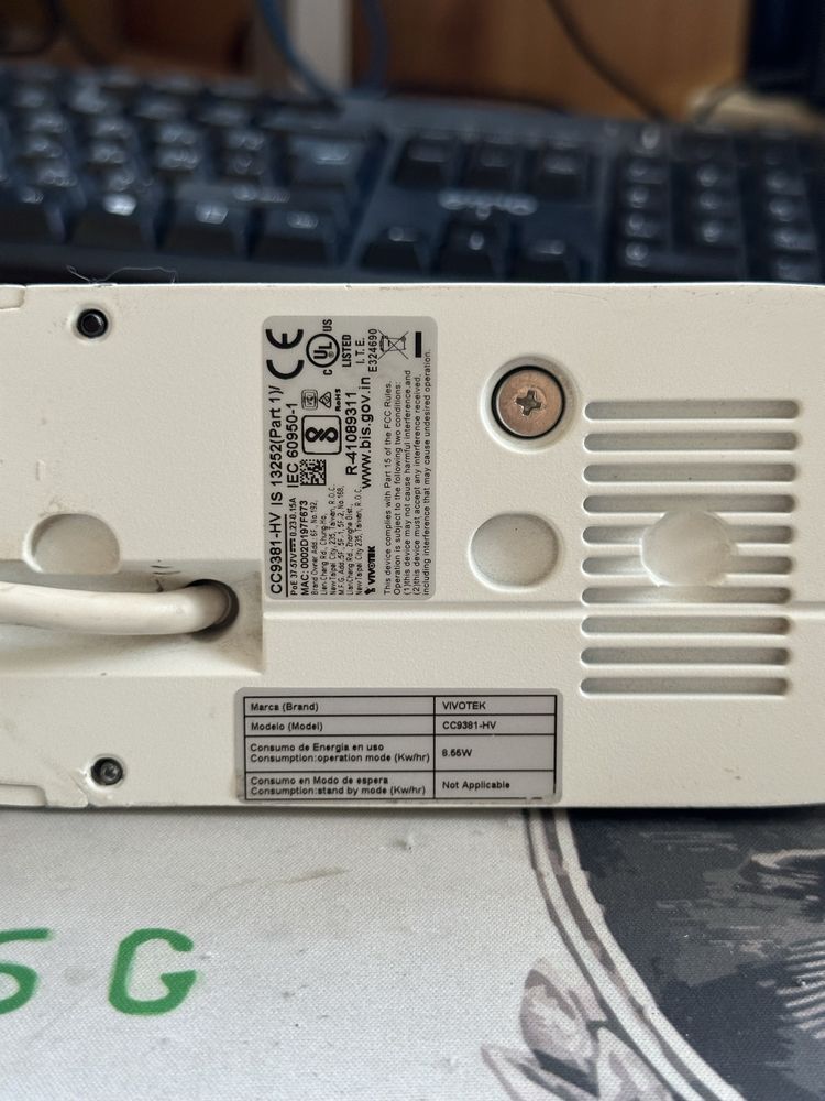 Камера видеонаблюдения IPC POE Vivotek CC9381-HV 180 градусов