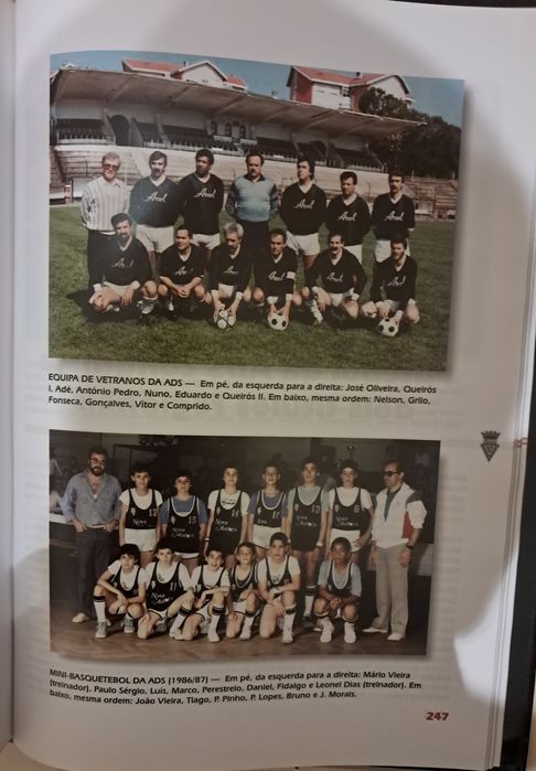 Livro da Associação Desportiva Sanjoanense.  PORTES GRÁTIS.