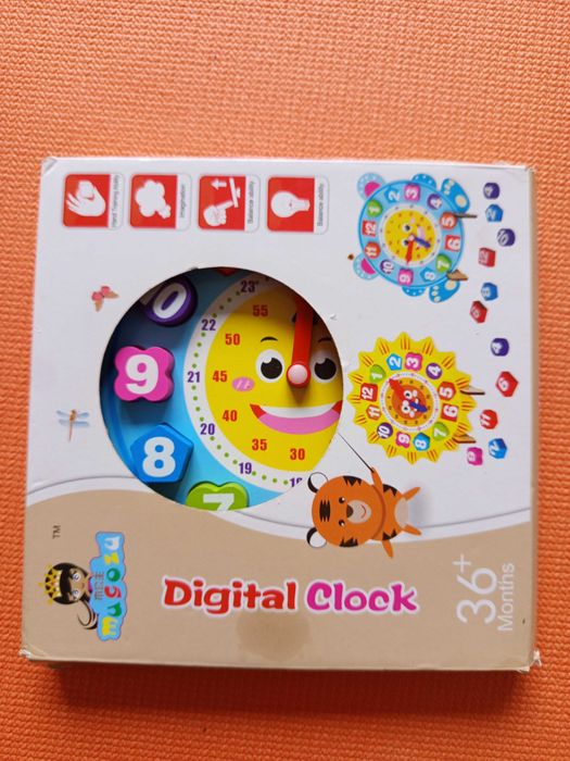 Дитячий годинник сортер