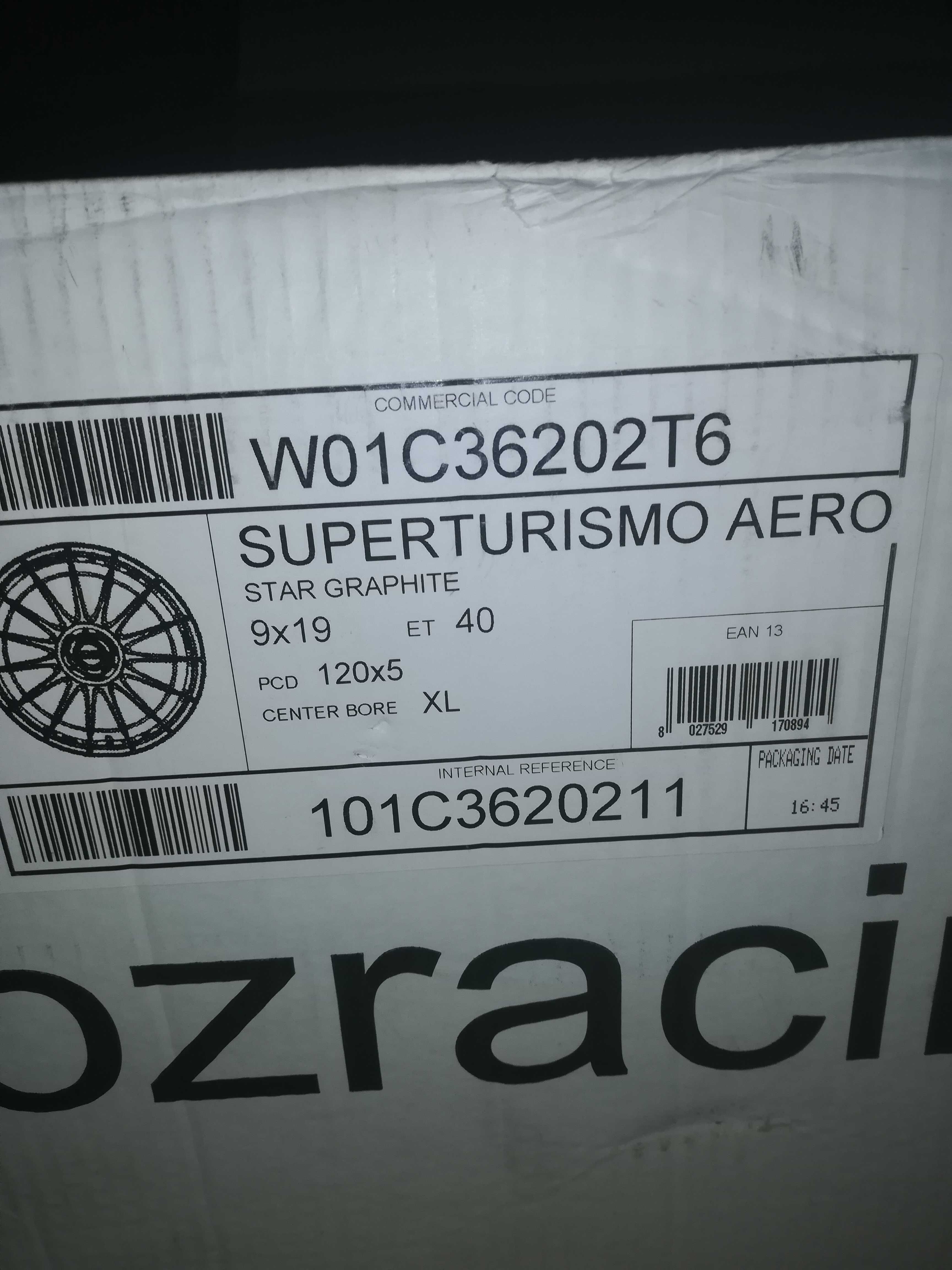 Felga OZ Superturismo Aero HLT 5x120, 19', 9J, ET40