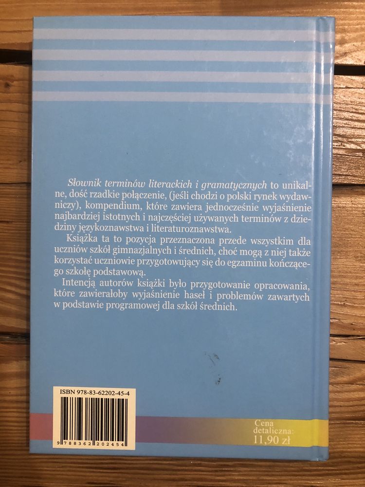 Słownik terminów literackich i gramatycznych A-Z ibis