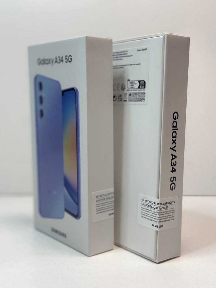 Смартфон Samsung Galaxy A34 5G 6/128GB Light фіолетовий/чорний