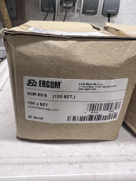 Koncówka oczkowa miedziana