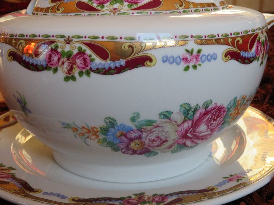 Prato e Terrina Porcelana VIZAVI