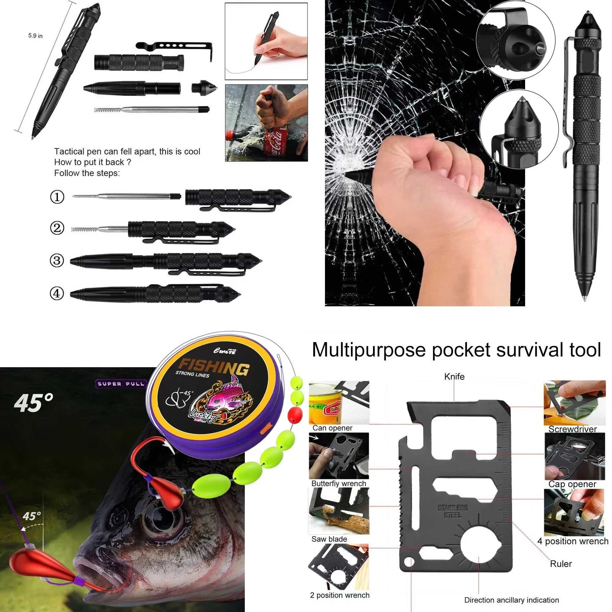 Kit de Sobrevivência completo (PORTES GRATIS)