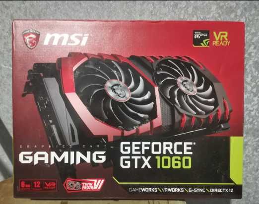 Видеокарта NVIDIA GeForce GTX 1060 6GB GDDR5 MSI