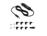 Lonnky Ładowarka Samochodowa 12V 2A 8 Końcówek 2m DC 5.5x2.1mm