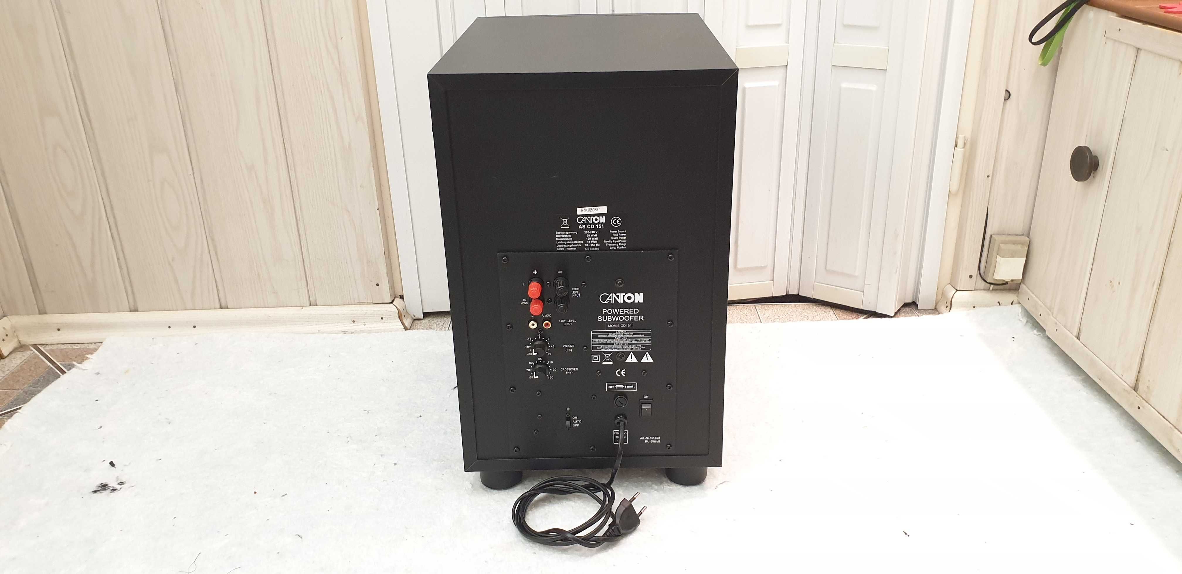 Canton AS CD 151, subwoofer aktywny