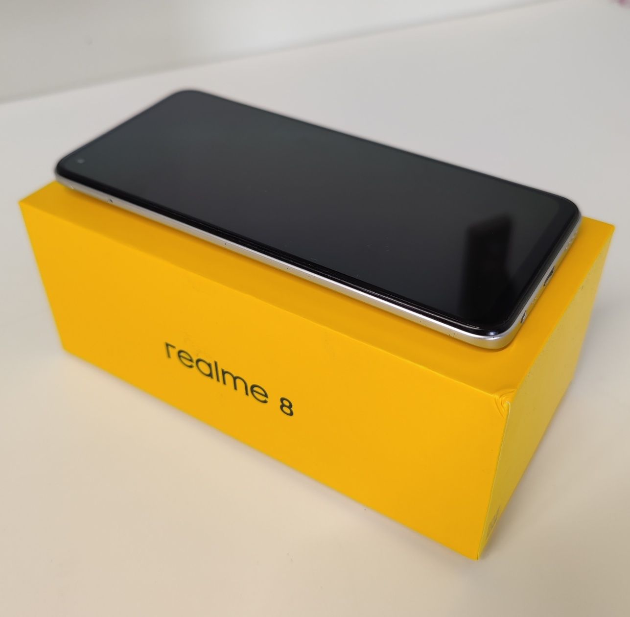 Realme 8 Okazja 8/128GB Srebrny