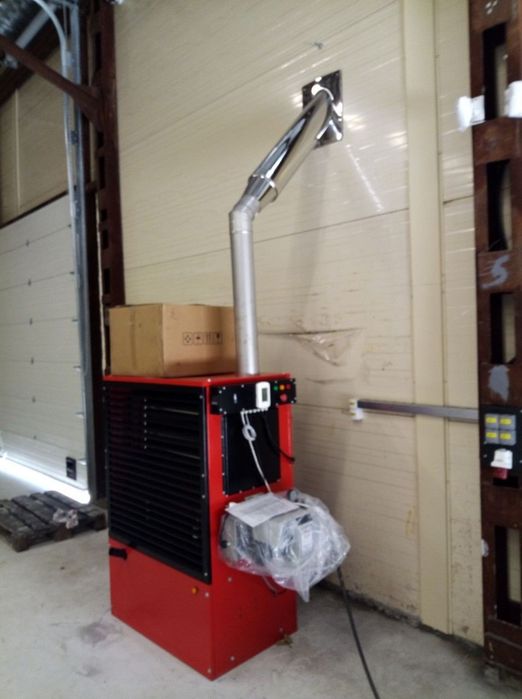 Теплогенератор универсалььный на отработке и пеллетах для СТО,теплиц