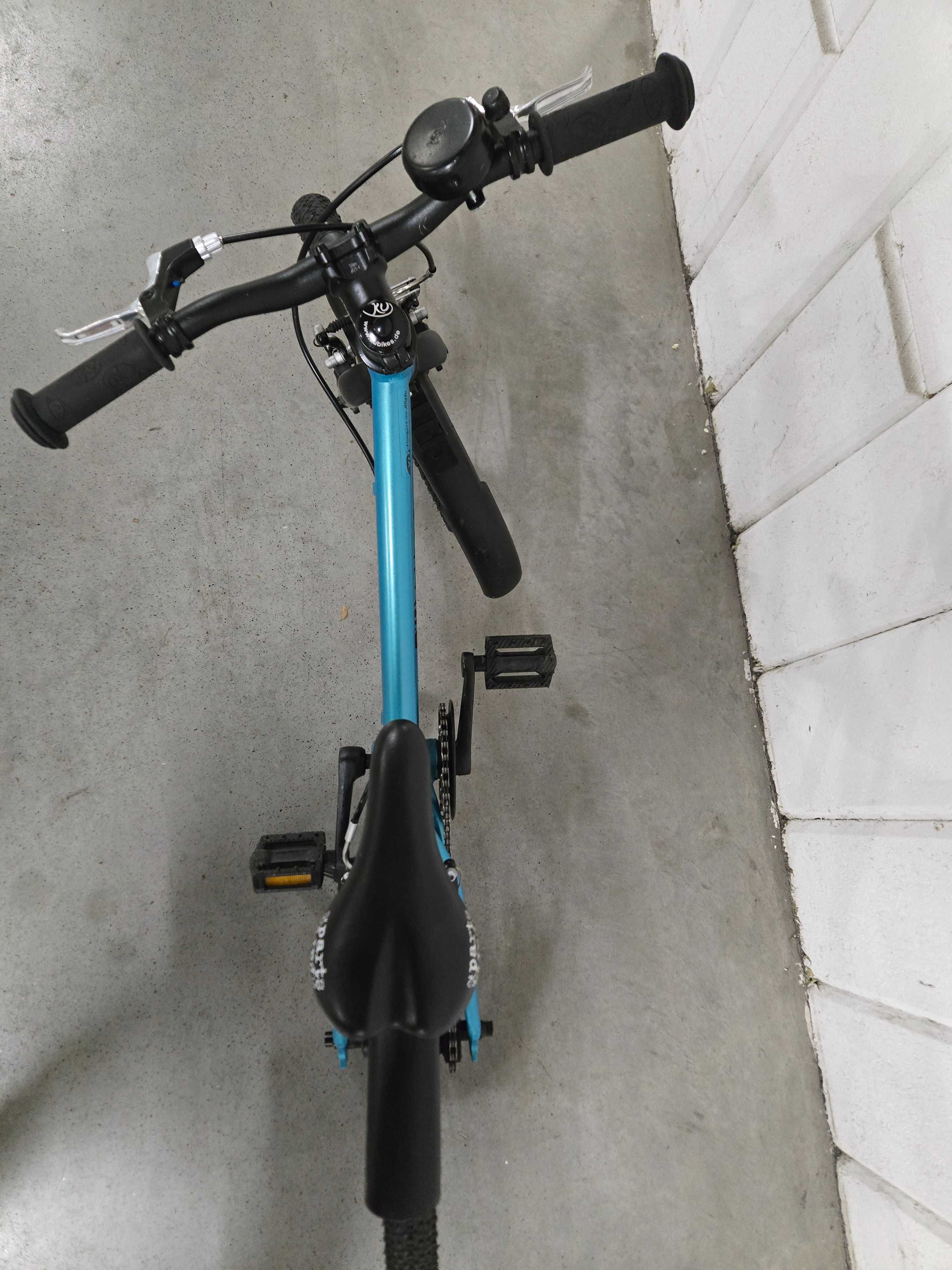 Rower KUBIKES 16L z błotnikami i stopką