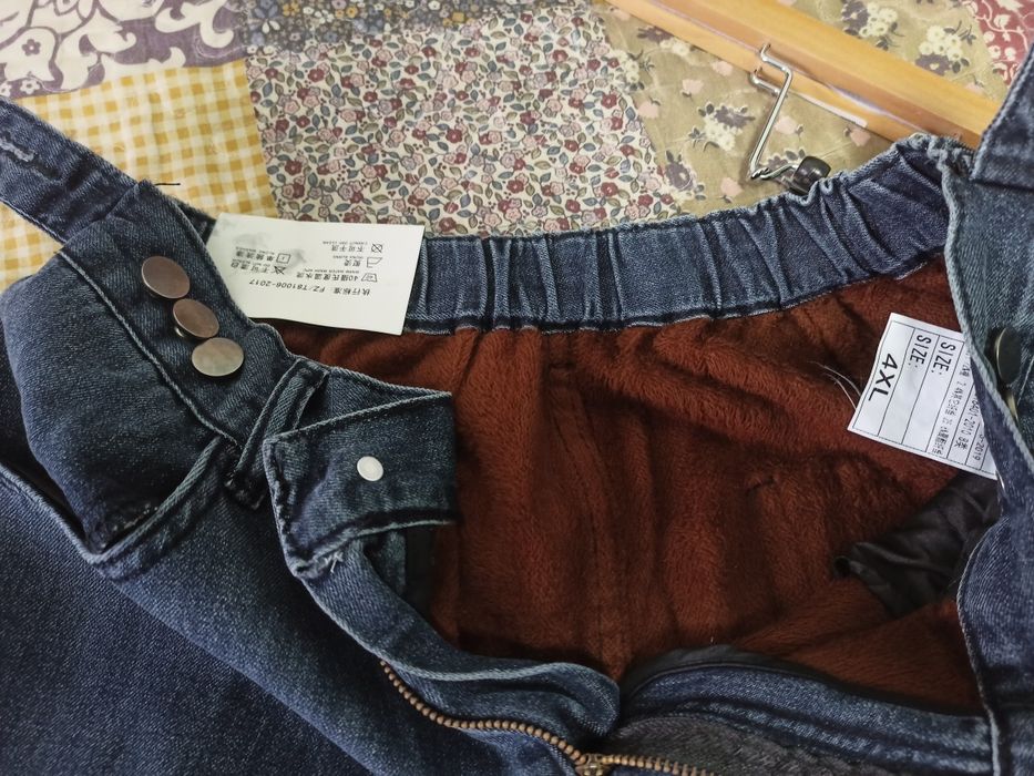 Мом джинсы mom jeans утепленные укороченные