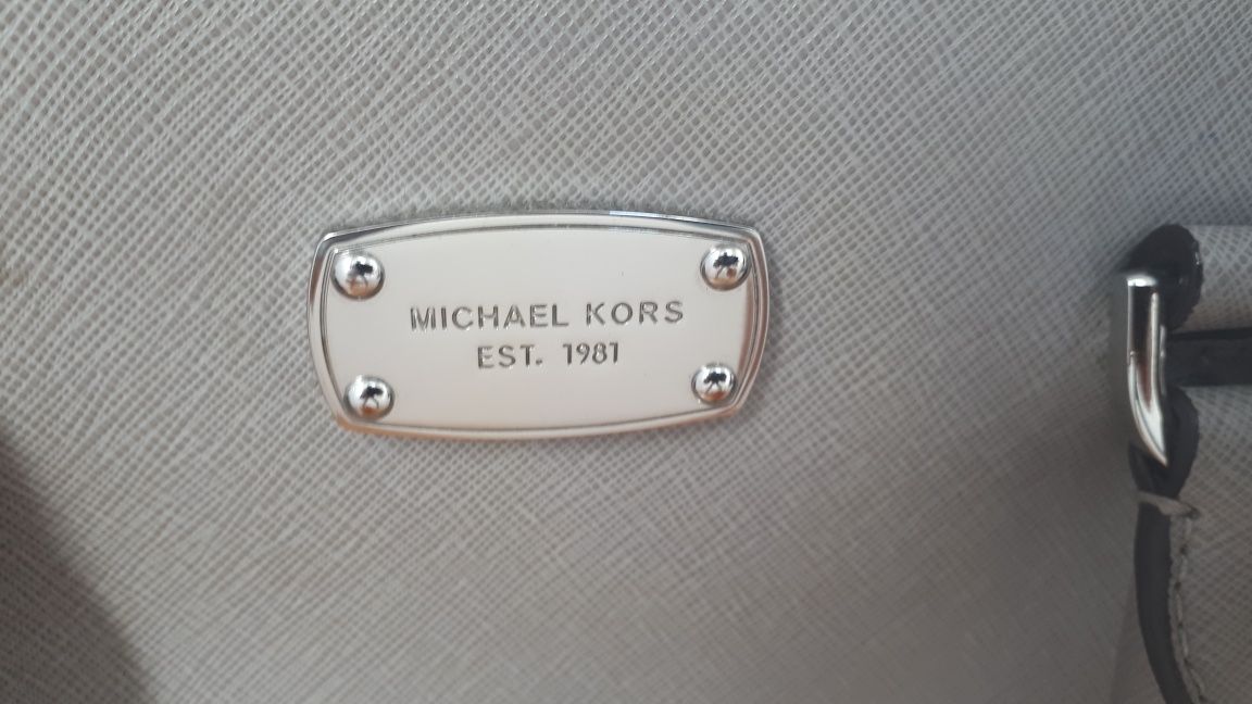 Michael Kors - oryginalna skórzana torebka damska