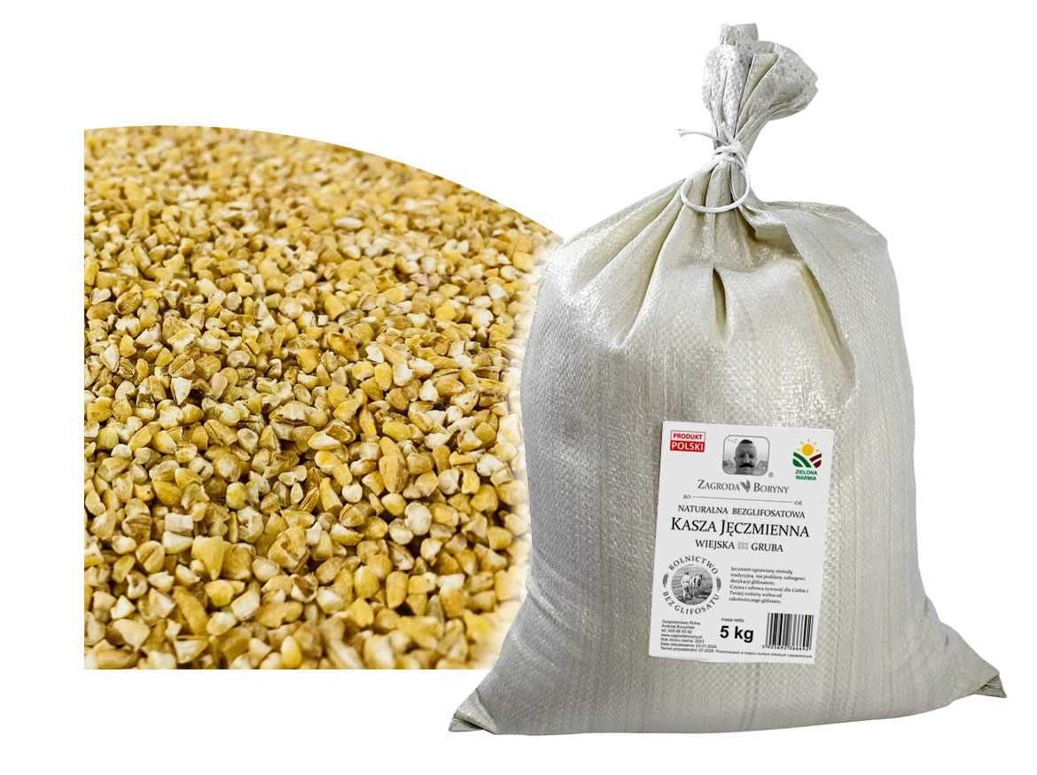 KASZA Jęczmienna Wiejska Gruba Warmia bez glifosatu 5 KG