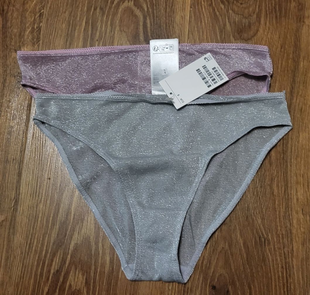 Majtki h&m S 2 pary nowe