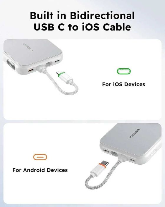 Повербанк Powerbank VEGER PD 10000MAH