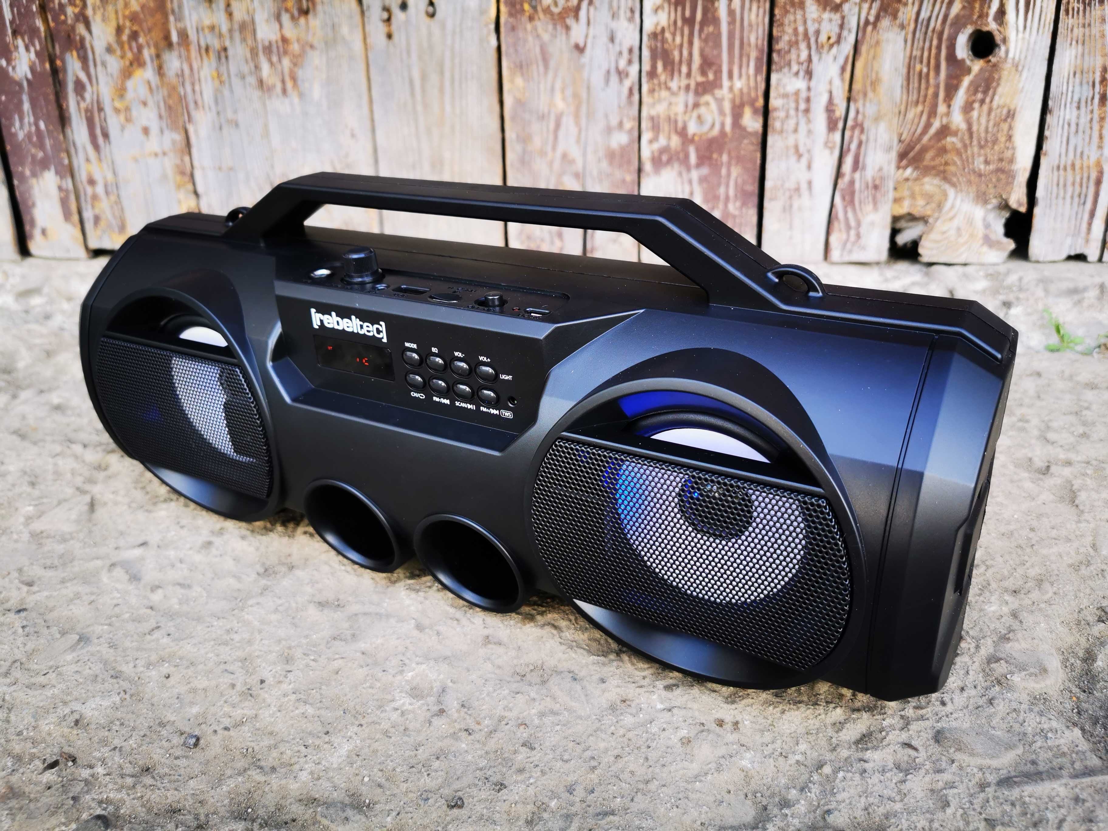 BOOMBOX Subwoofer Głośnik BLUETOOTH Radioodtwarzacz MP3 Wieża Karaoke