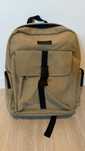 Mochila Bege c/Detalhes Pretos