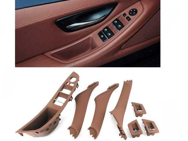 Kit 7 Puxadores Pega Interior Portas BMW Serie 5 F10 F11 F18 (NOVO)