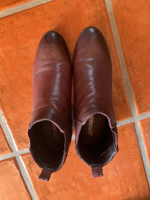 Botas bordô como novas tamanho 37