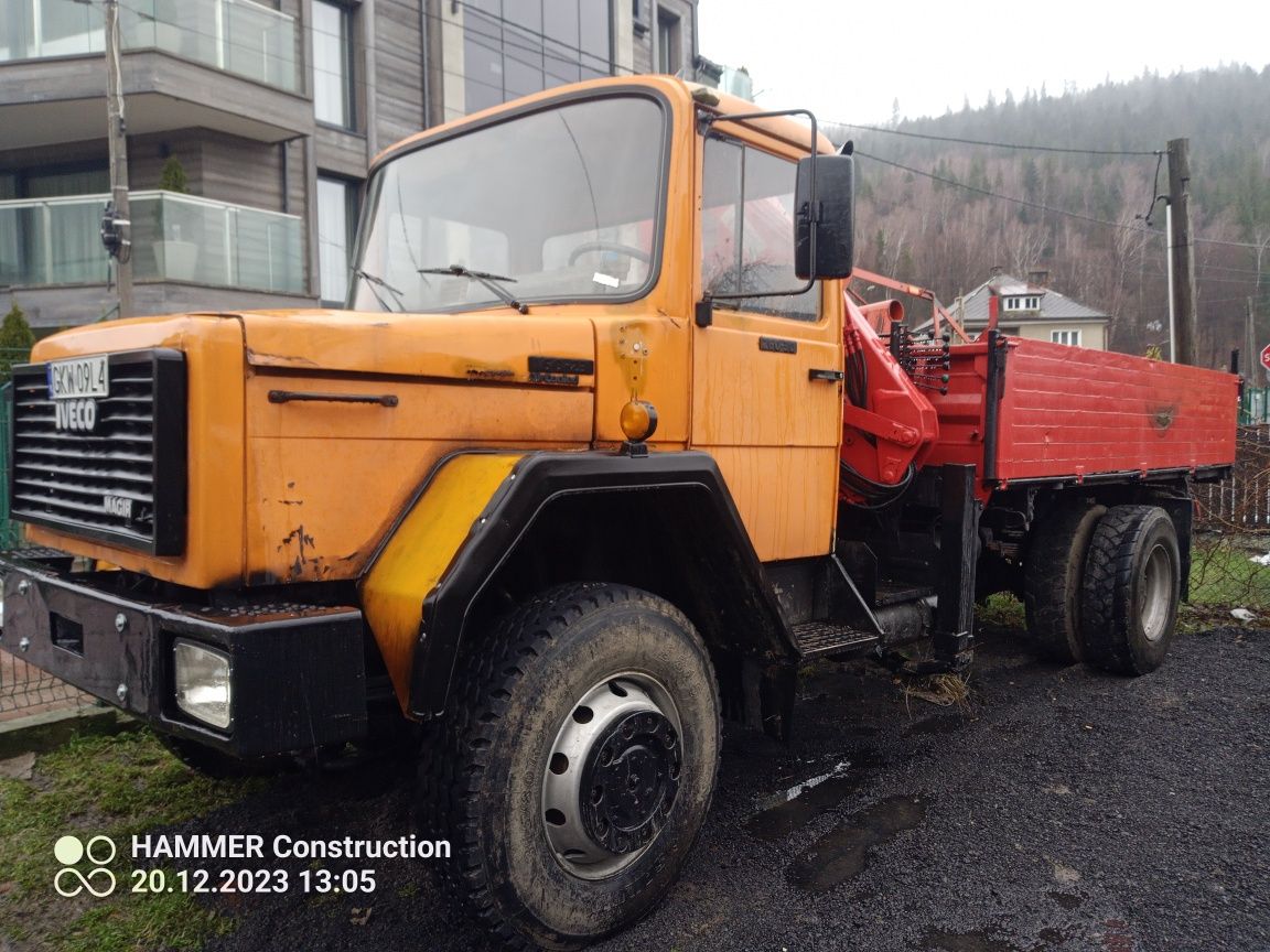 Iveco Magirus 4x4 kiper HDS zamienie na osobowe 4x4