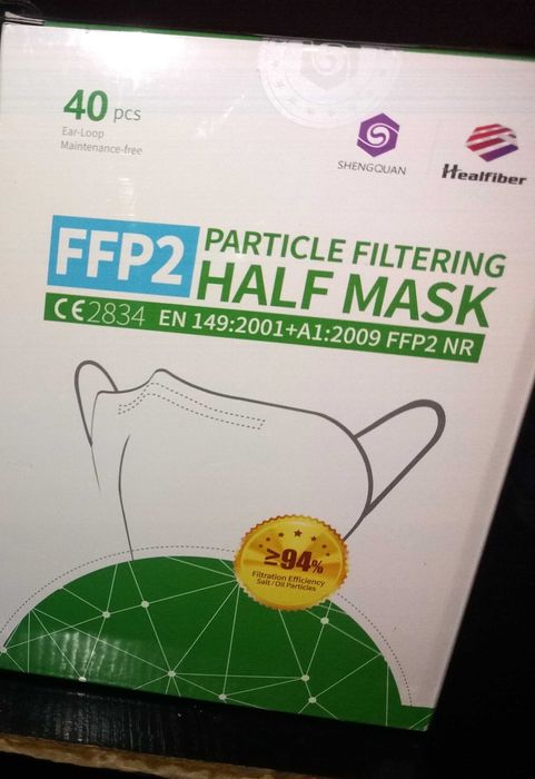 2 pudełka masek ochronnych FFP 2 oryginalnie zapakowane sprzedam