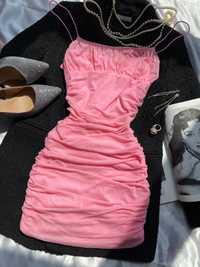 Ніжна рожева сукня на S-М від Shein