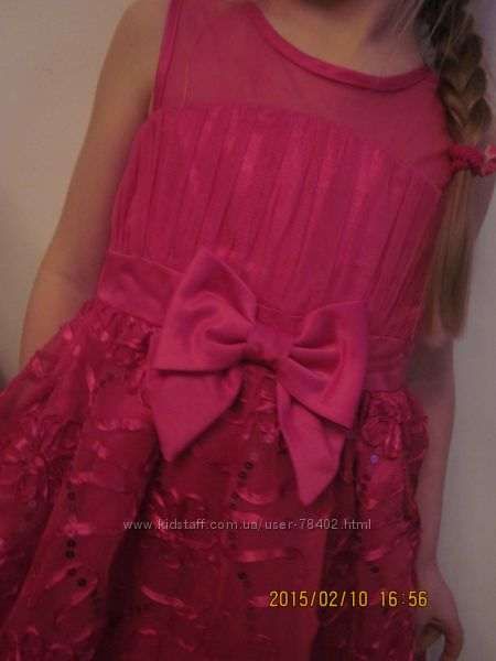 Праздничное, нарядное платье Bonne Jean, 6-7-8 лет, США. На Новый год.