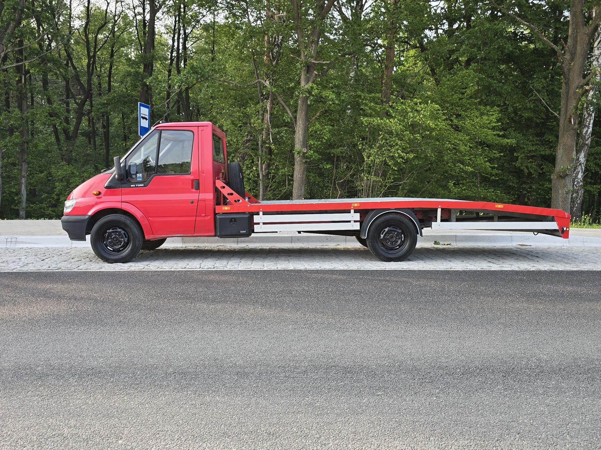 Ford Transit 2.4d, 2004r, Autolaweta, Pomoc drogowa, ładna.