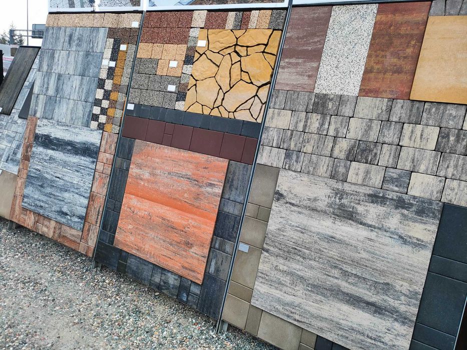 Taboret ławka siedzisko pustak beton ogrodzenie płyta tarasowa ogród