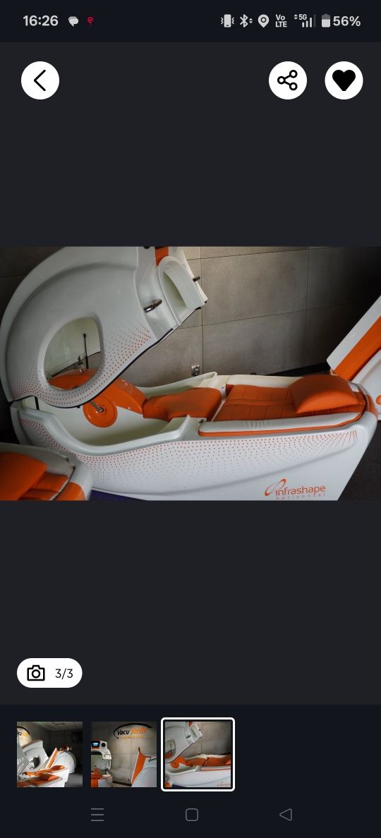 Rower Vacu Activ Horizontal poziomy w podciśnieniu BDB Stan