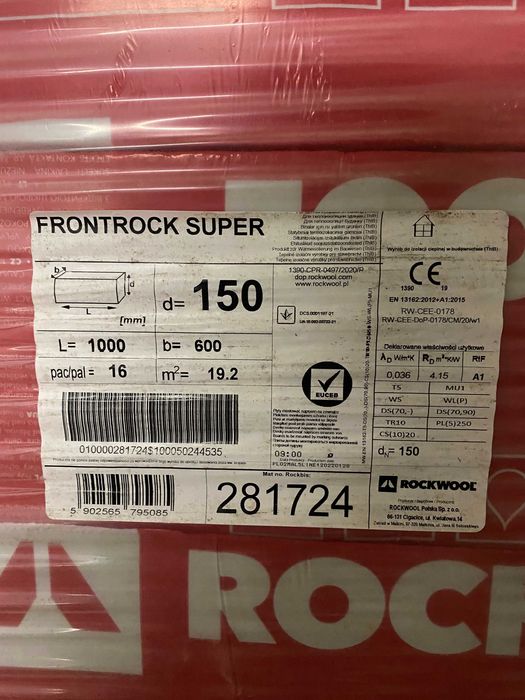 Wełna FRONTROCK SUPER gr. 15 cm