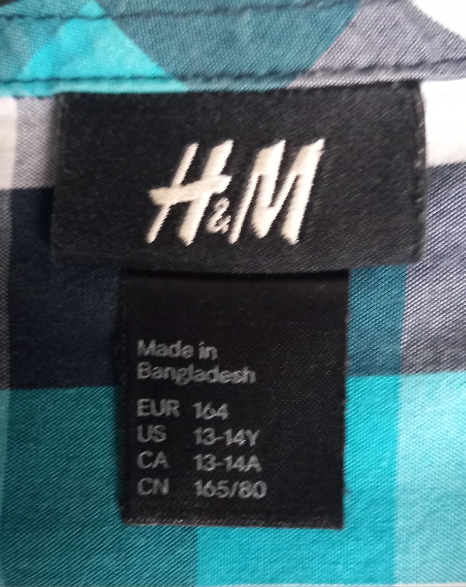 Koszula 164 H&M krata