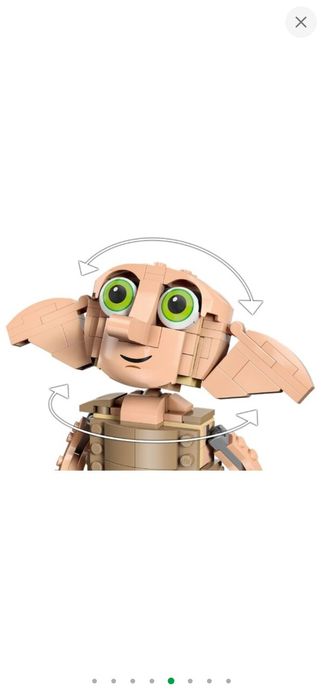 Конструктор LEGO Домовий ельф Доббі. Harry Potter. Новий. Оригінал