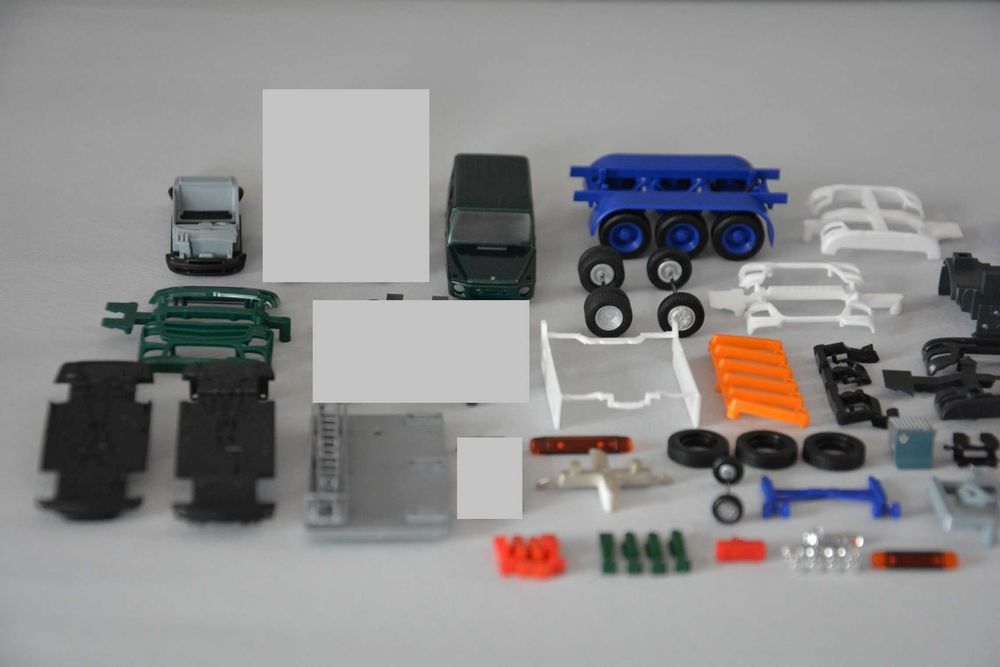 1:87 (H0) Herpa/AWM - Zestaw części i dodatków - worek części