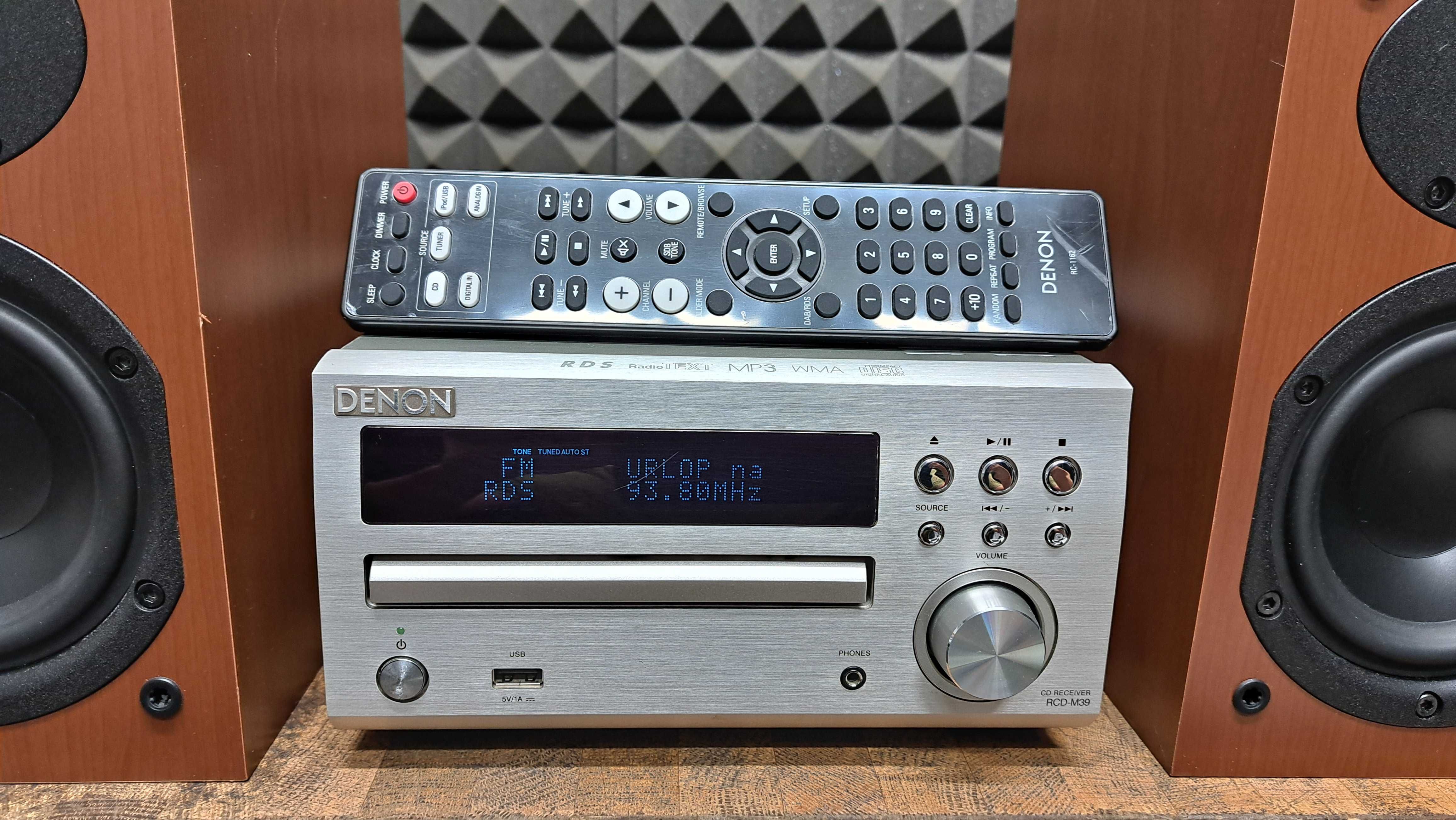 Wieza Denon RCD-M39 Kolumny SC-M39 pilot