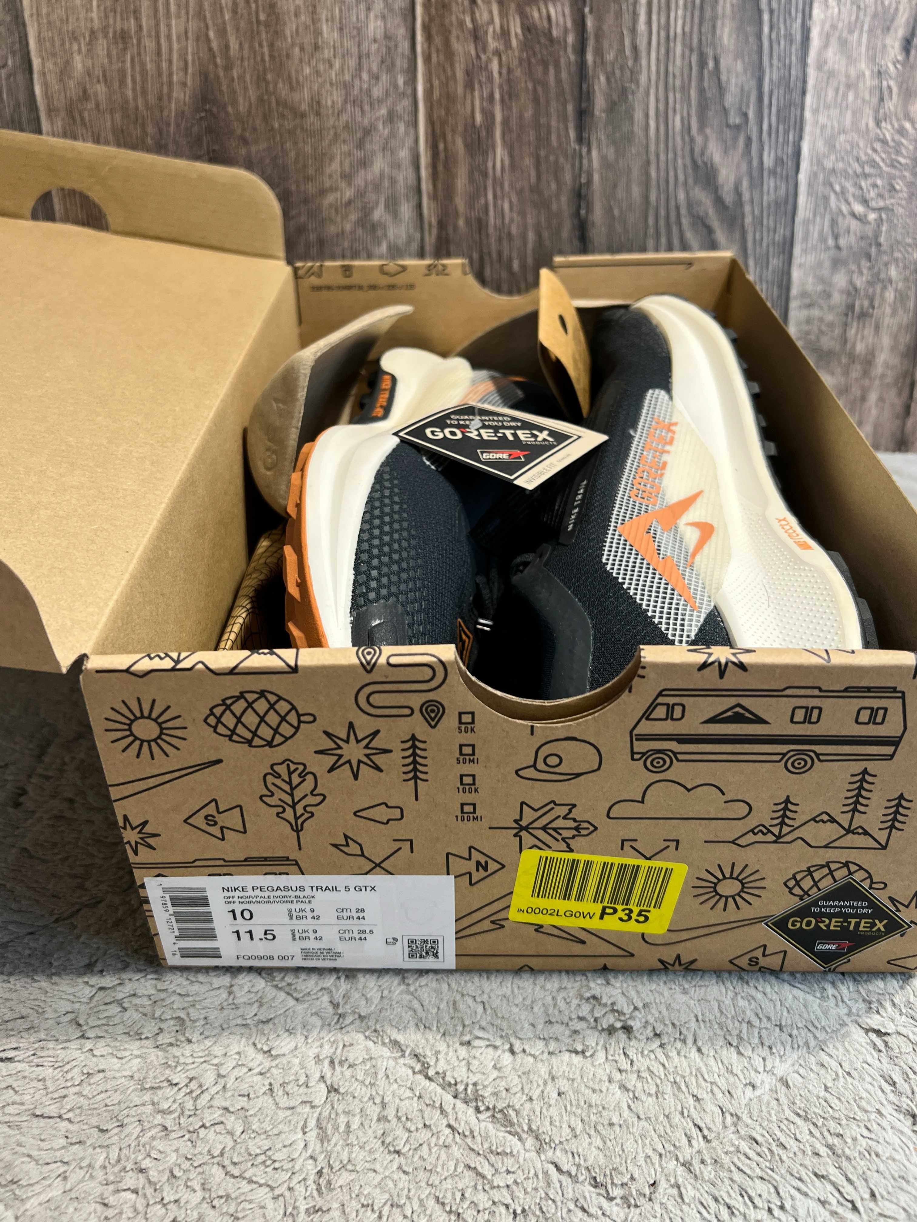 Buty do biegania Nike Pegasus Trail 5 Gtx Goretex  44