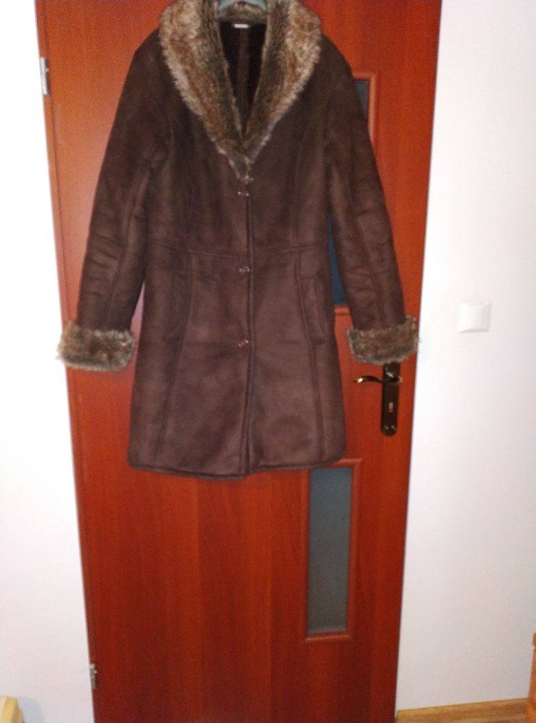 Kożuszek ekologicznym,kurtka,plaszcz,futerko rozmiar 40\42