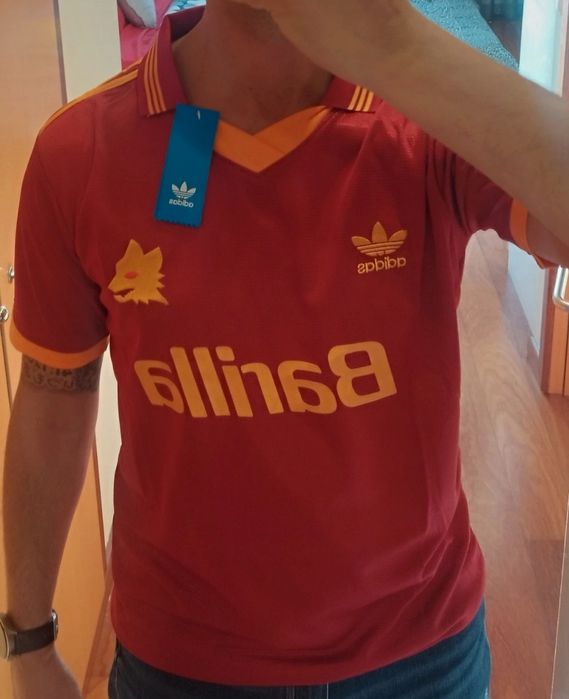 Camisola Retro AS Roma re edição 1993