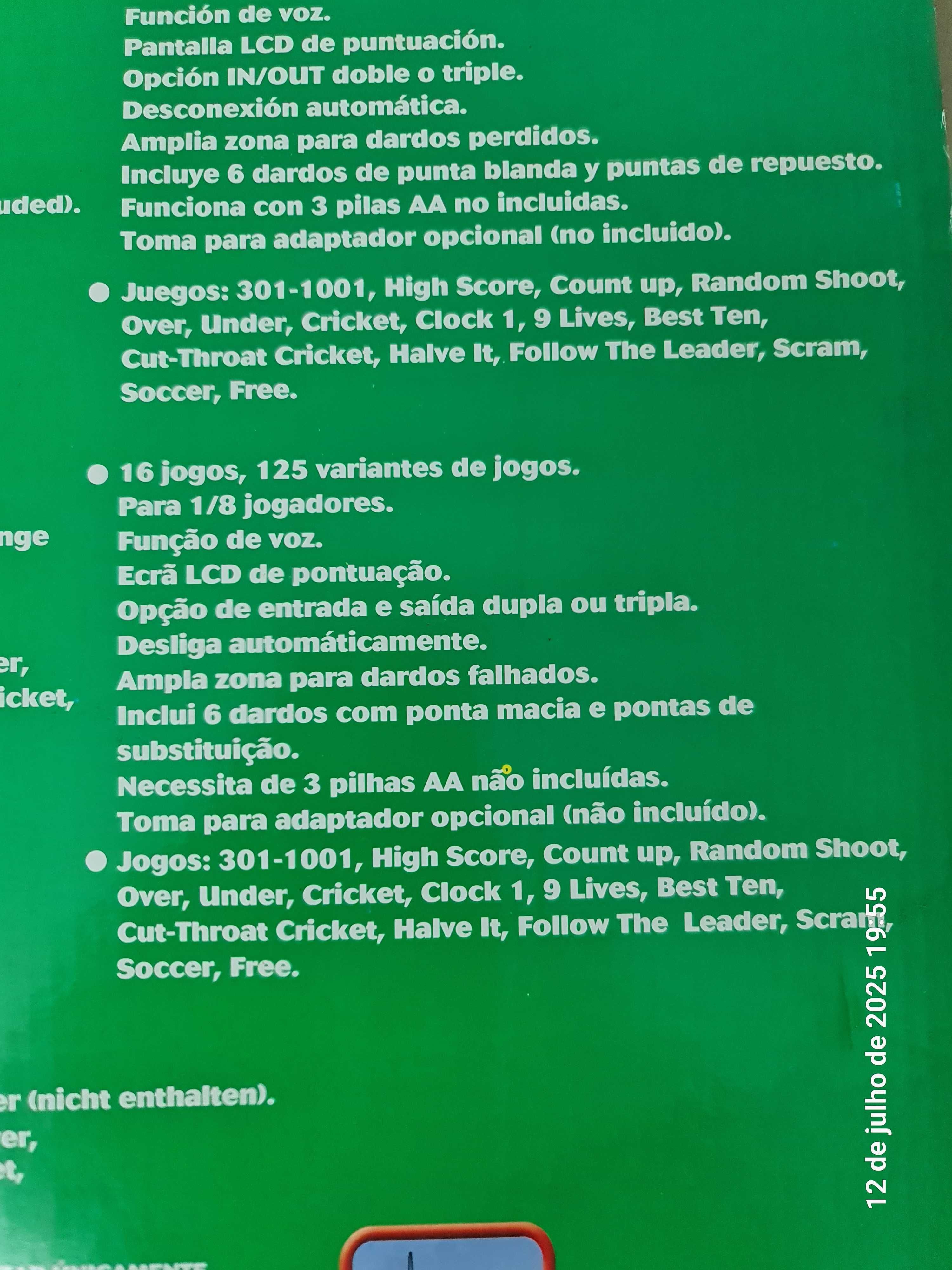 jogo de setas eletrónico