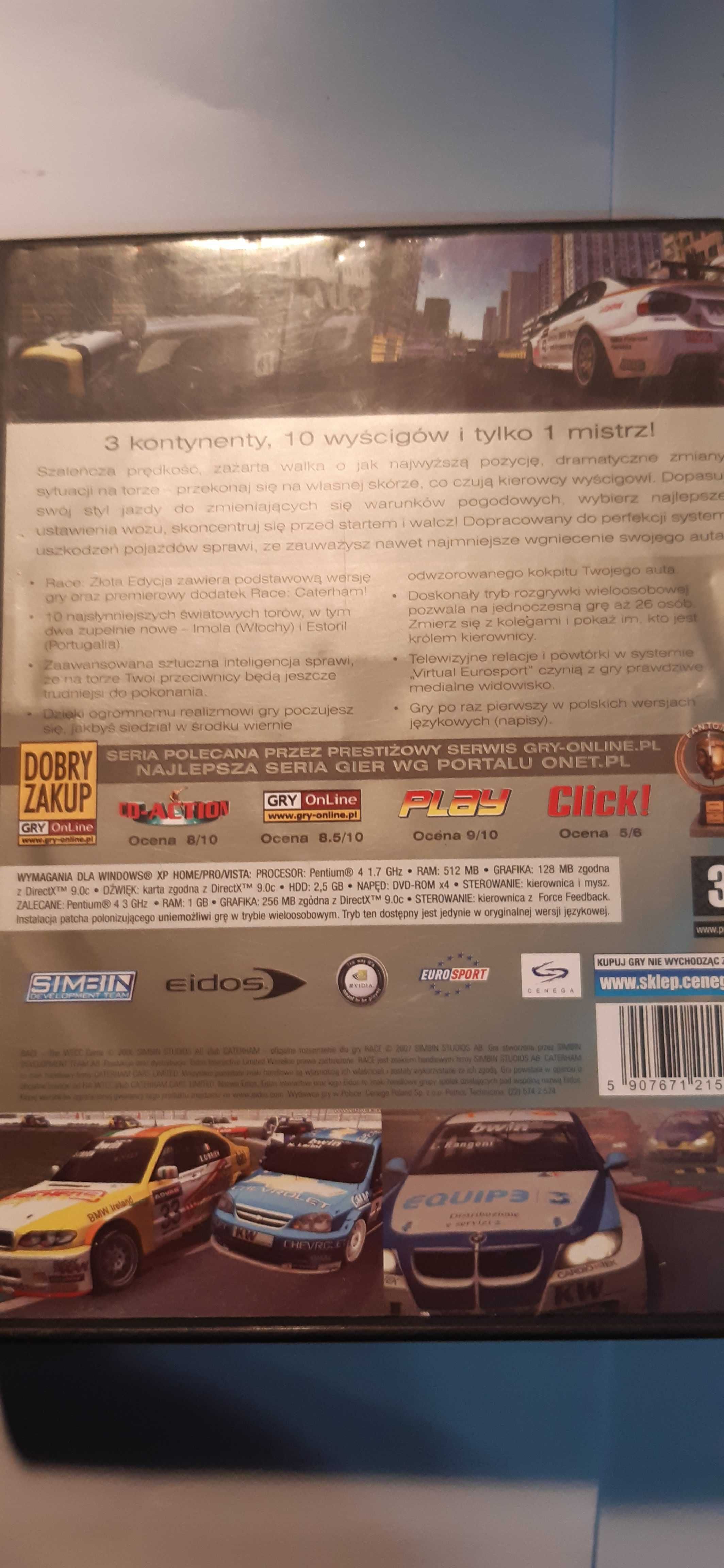 Race The WTCC Game - PC CD PL wyścigi retro