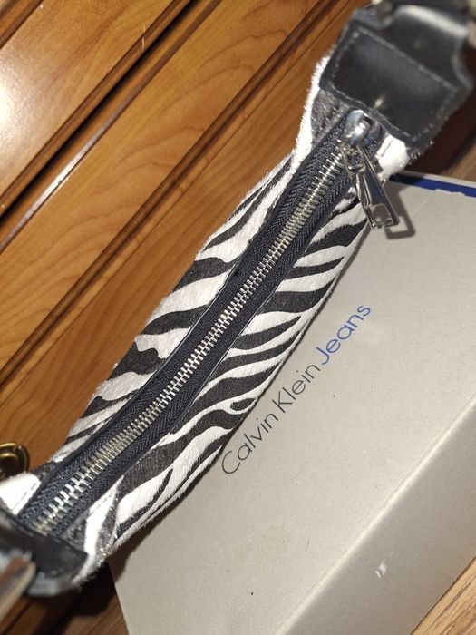 Torebka mini bag zebra na ramię